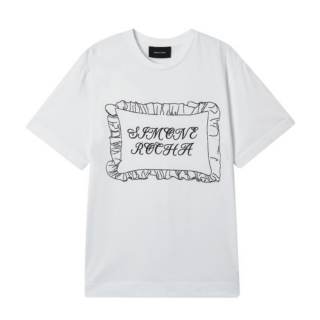 SIMONE ROCHA T Shirts Women's WHX/White Crew Neck Thin Straight Fit