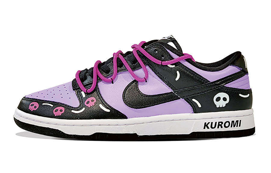 Nike Nike Dunk Low Purple Demon, Wild Culture Slip Resistant Low top Skateboard Shoes Women's Black Purple