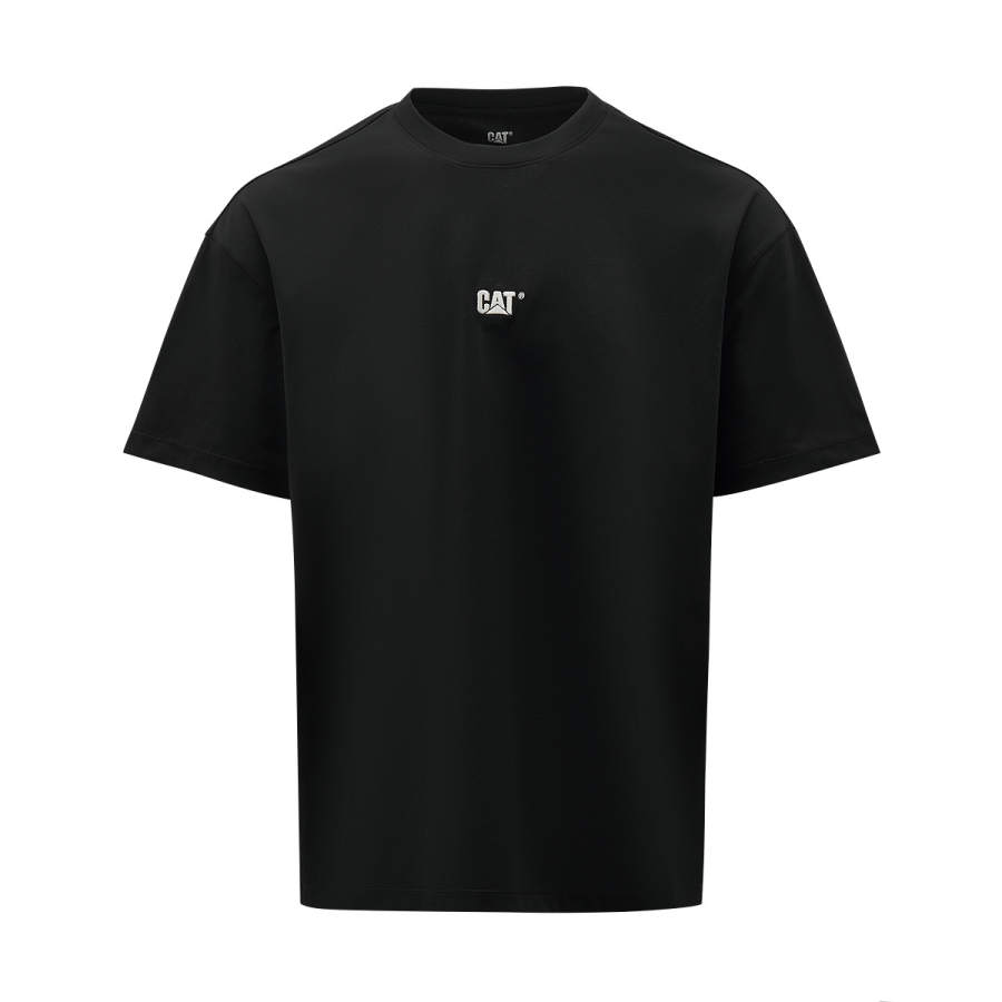 CAT CAT T Shirts Men's Crew Neck Thin Straight Fit