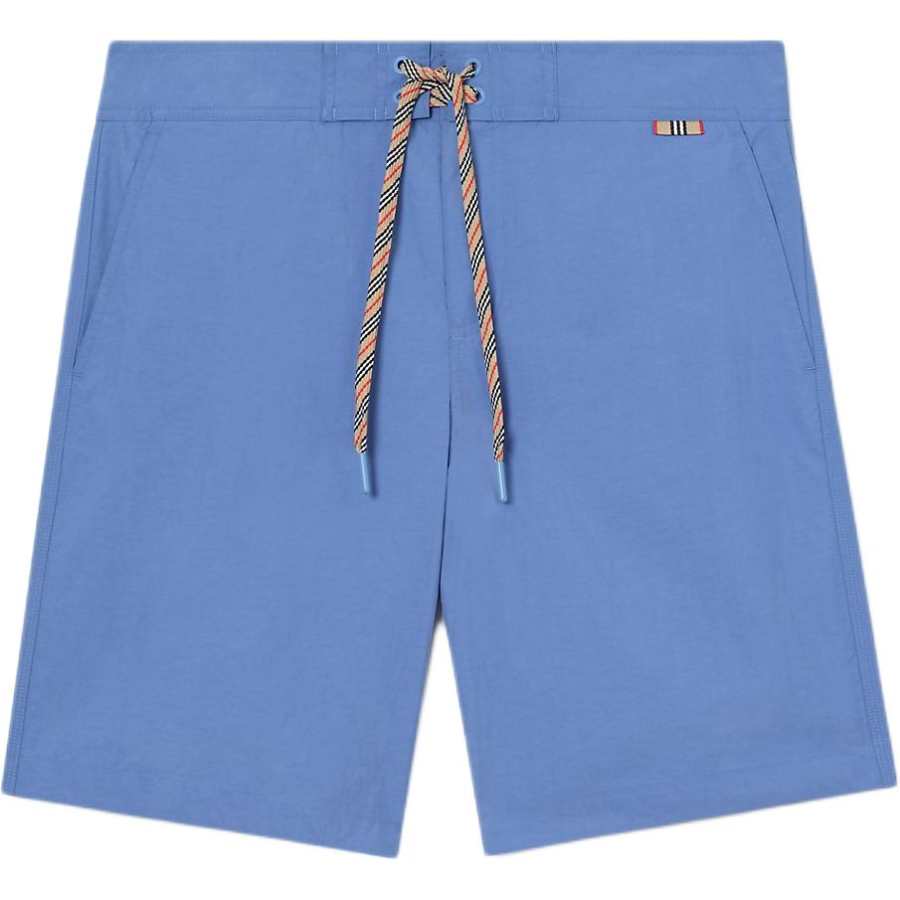 Burberry Swimming Shorts Men's Light Purple Moderate Square Leg Swim Trunks