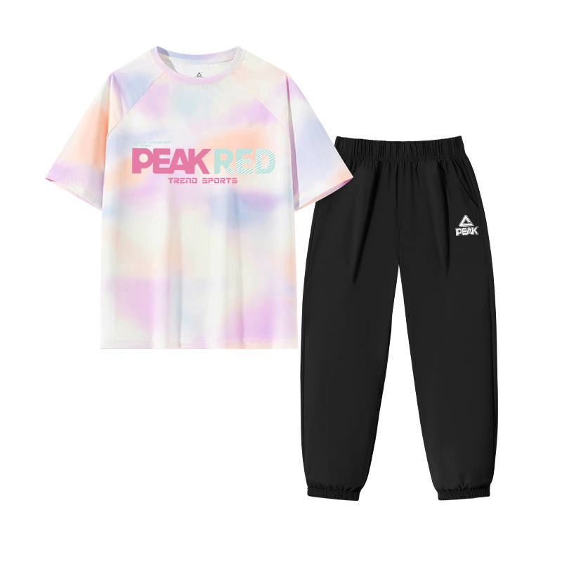 PEAK Kids Casual Sportswear Crew Neck Thin