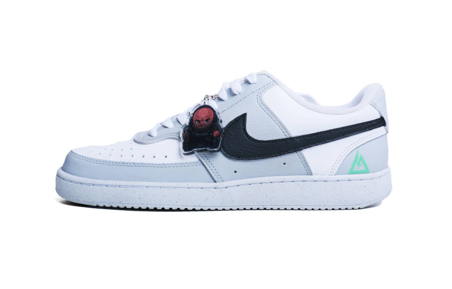 Nike Nike Court Vision 1 Low top Skateboard Shoes Men's Gray White