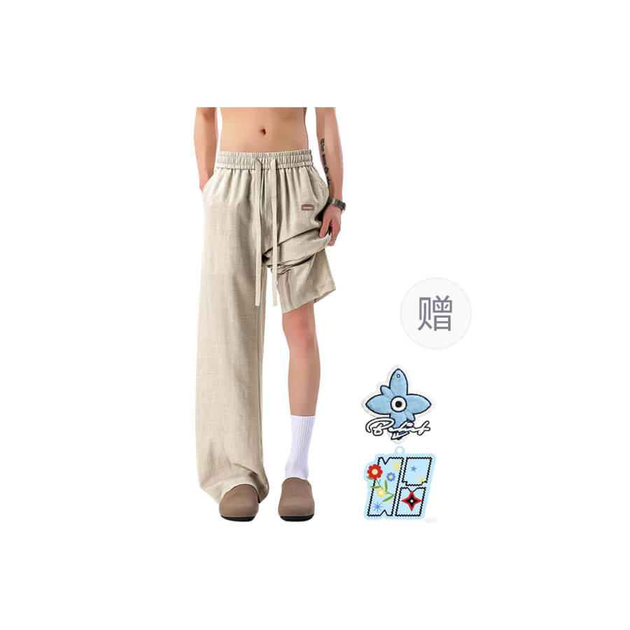 WARRIOR Casual Pants Unisex Moderate Straight Fit Pants