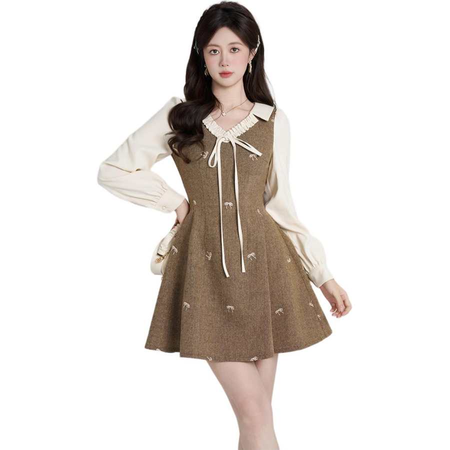 VENICEW Long Sleeved Dress Women's