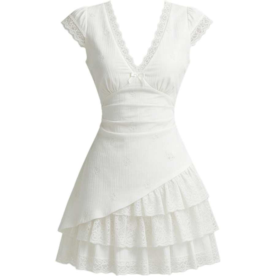 CHARM GLOW Short Sleeved Dress Women's