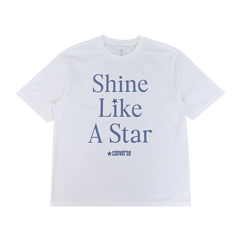 Converse T Shirts Women's WCJ770 W70 Crew Neck Moderate Straight Fit