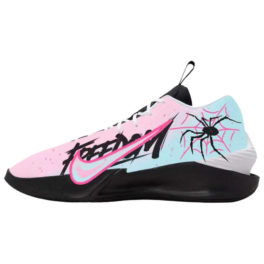 Nike Nike G.T. Jump Academy Fantasia, Spider Man Mid top Basketball Shoes Men's Pink Blue