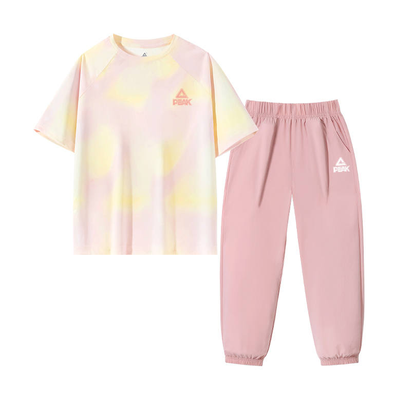 PEAK Kids Casual Sportswear Crew Neck Thin