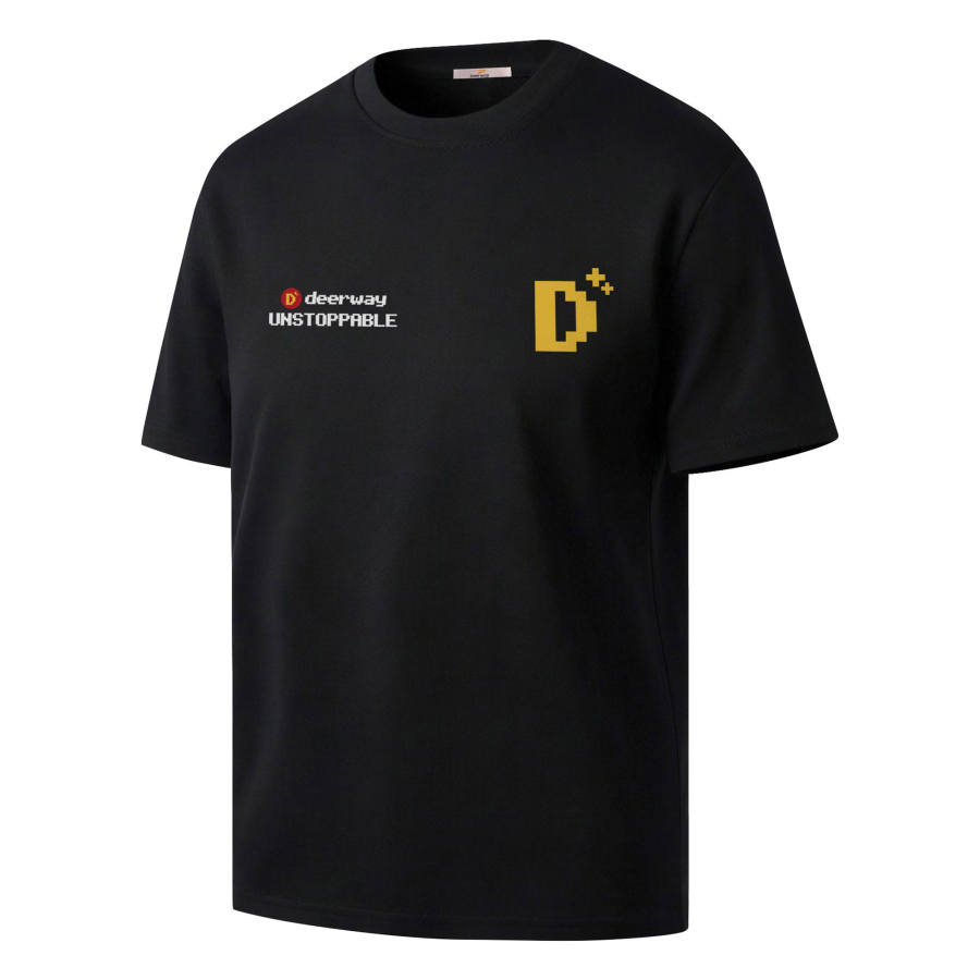 DEERWAY T Shirts Unisex Crew Neck Moderate Straight Fit