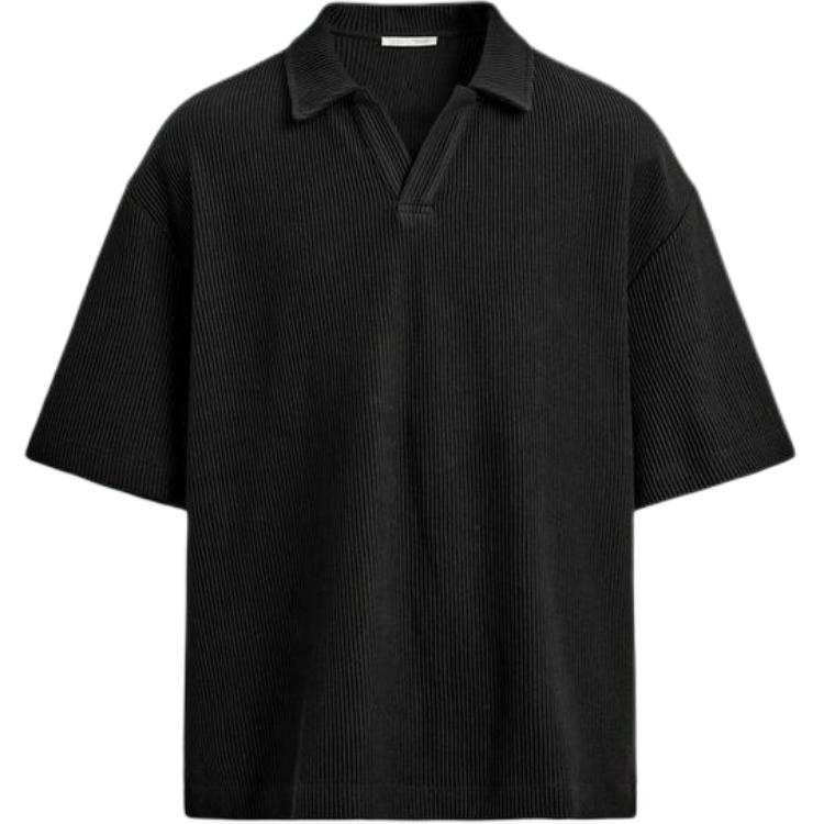 ZARA Polo Shirts Unisex Black Moderate Other