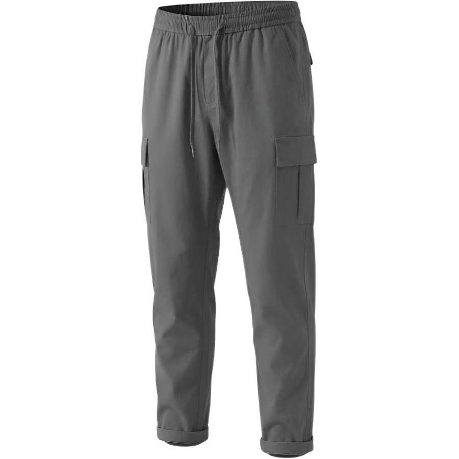 Hodo Casual Pants Unisex Moderate Straight Fit Pants
