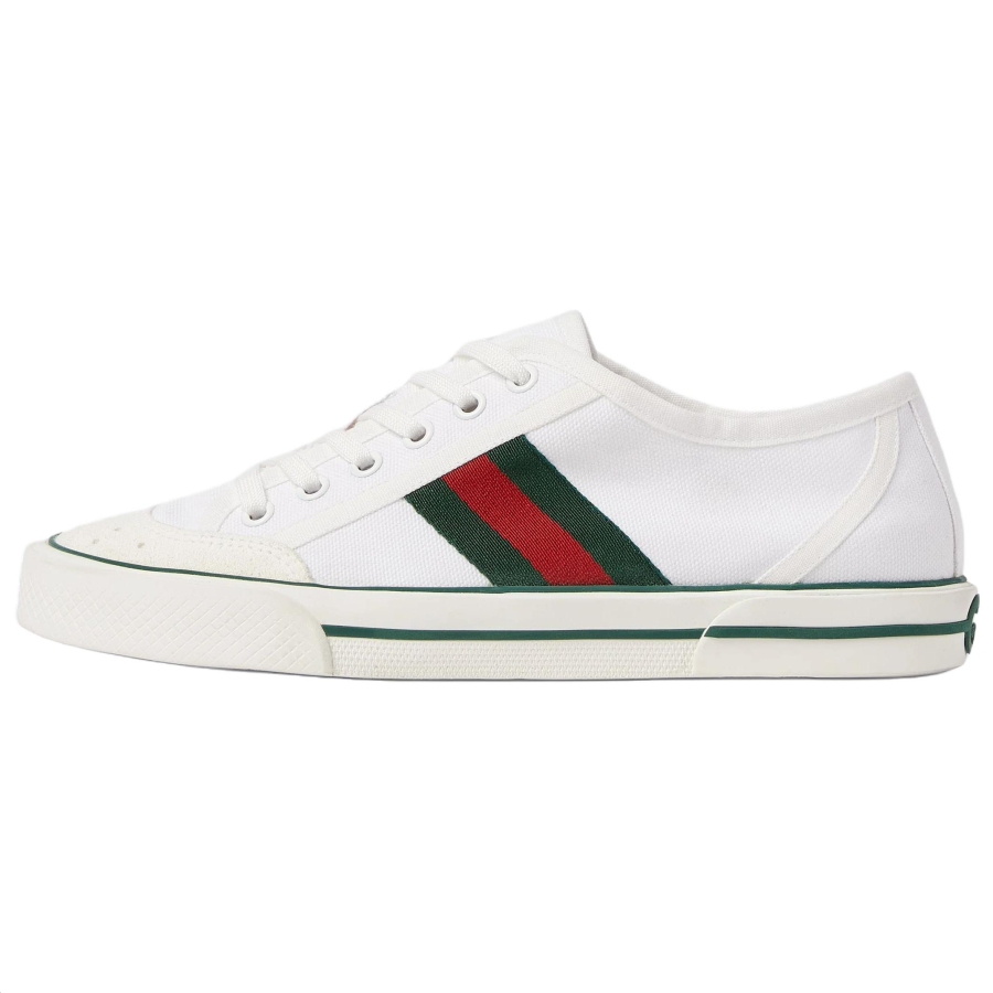 GUCCI Tennis 1977 Low top Canvas Shoes Women's White