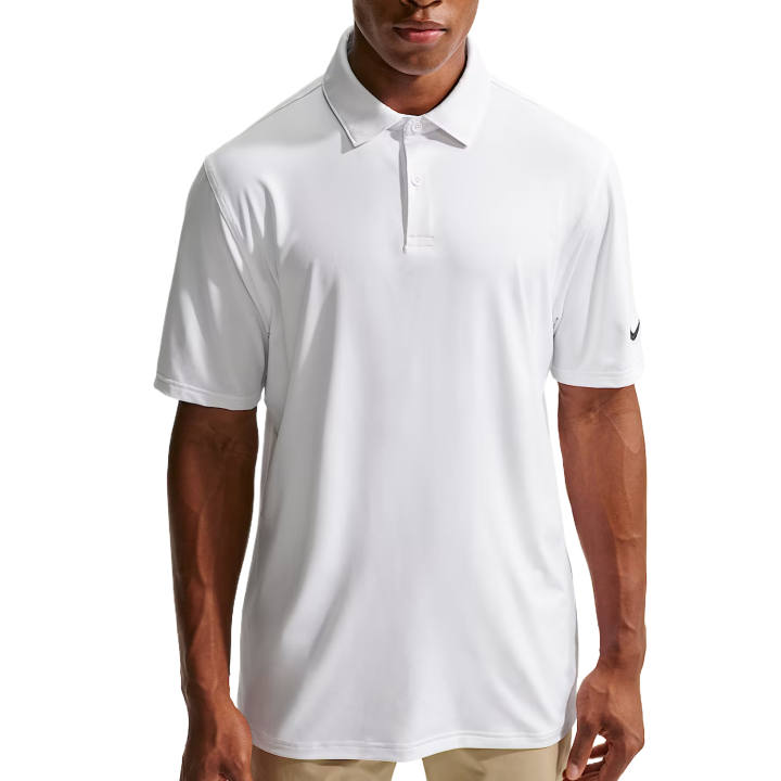 Nike Nike Golf Clothing Men's White/Black Polo Collar Moderate