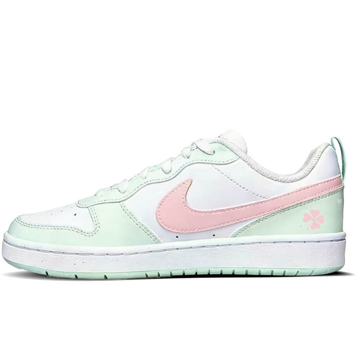Nike Nike Court Borough Leaf Foam Low top Kids' Skateboarding Shoes White Unisex