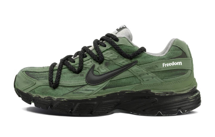 Nike Nike Initiator Abrasion Resistant Breathable Low top Running Shoes Men's Green