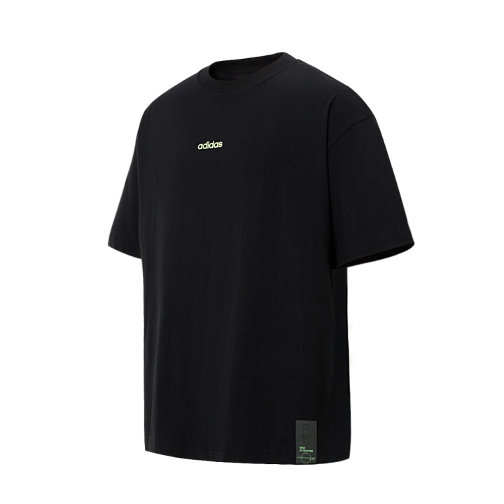 Adidas Adidas T Shirts Unisex Black Crew Neck Moderate