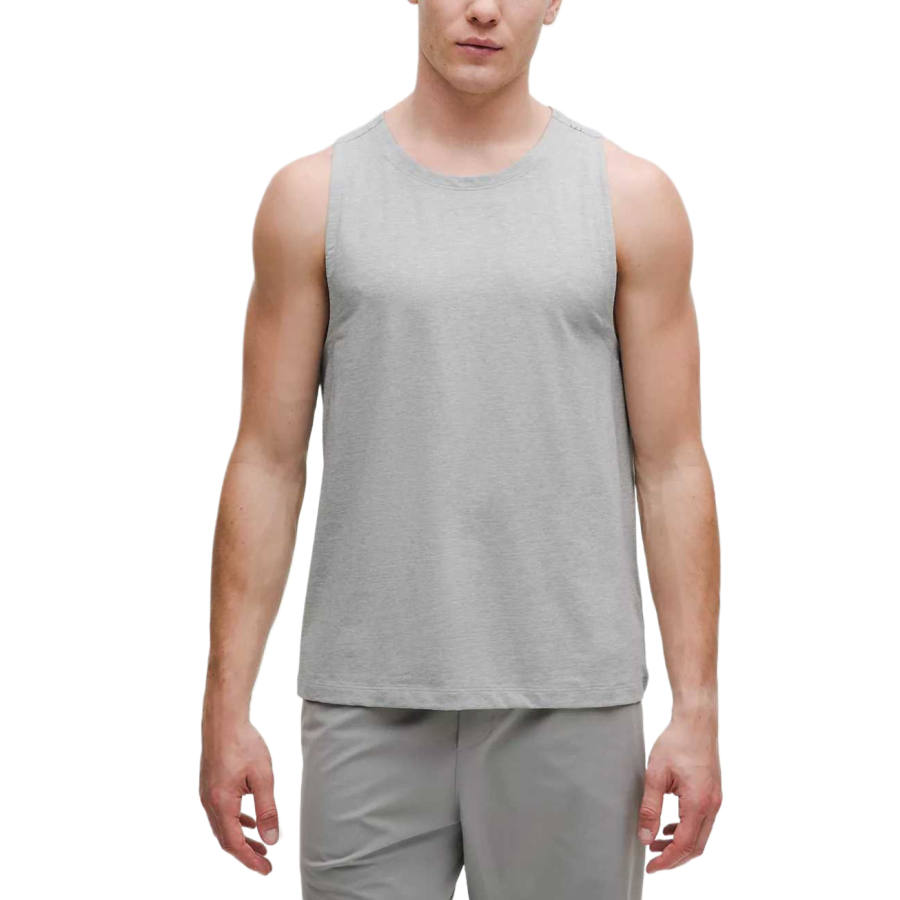 Lululemon Lululemon Running Tank Tops Men's GFEAHeathered Feather Grey