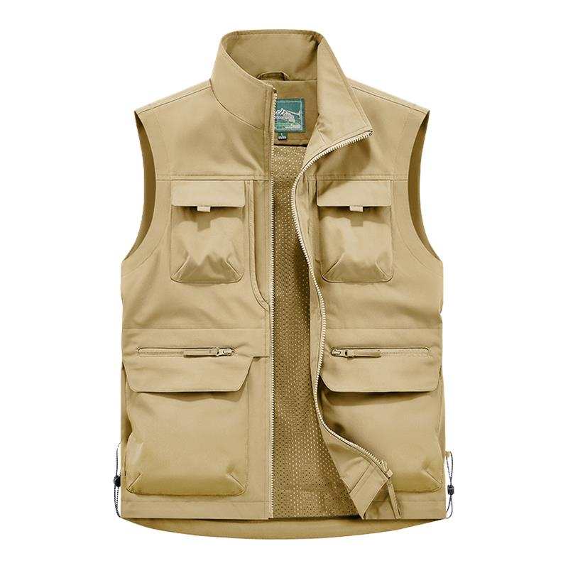 Sugarfunk Sugarfunk Vests Men's Stand Collar Moderate Fishing