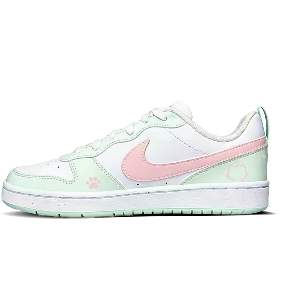 Nike Nike Court Borough Powder Claw Low top Kids' Skateboarding Shoes White Unisex