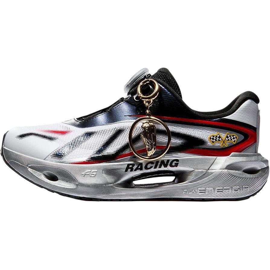 FILA KIDS SPEED 6 Rebound Breathable Low top Kids' Running Shoes White Black Teenagers