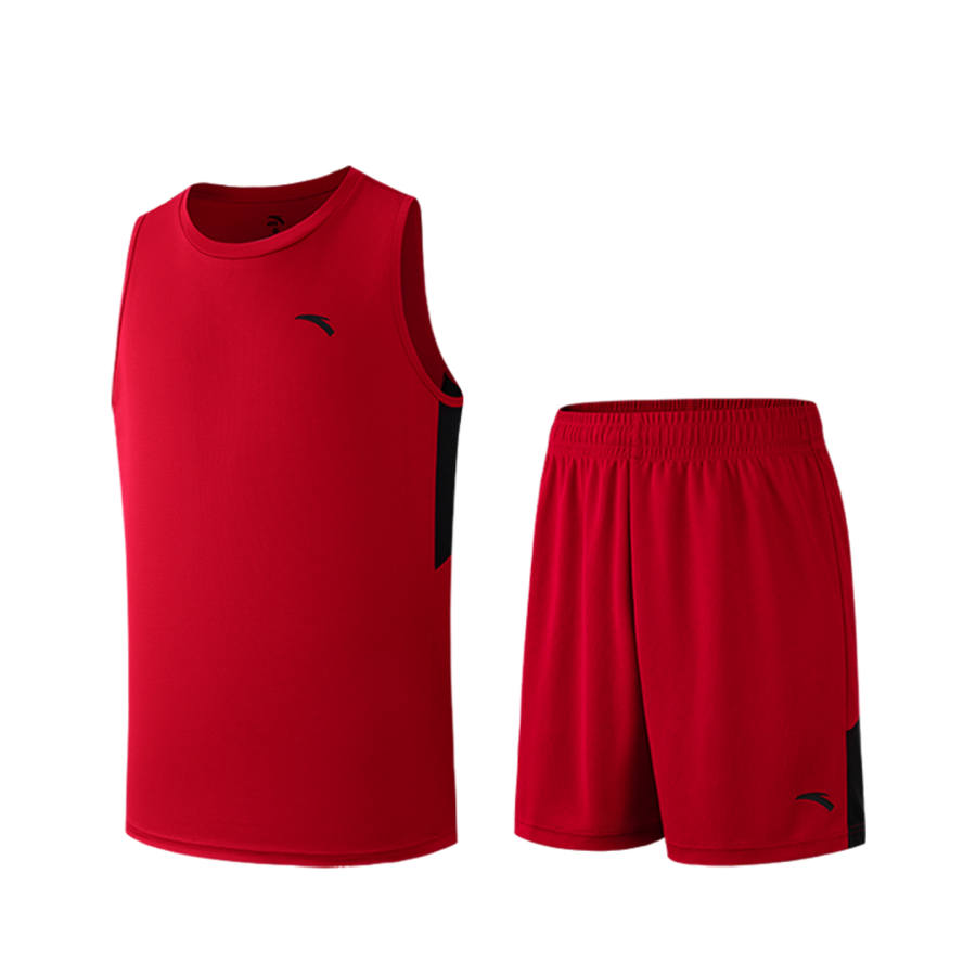 Anta Basketball Suit Men's Joyful Red