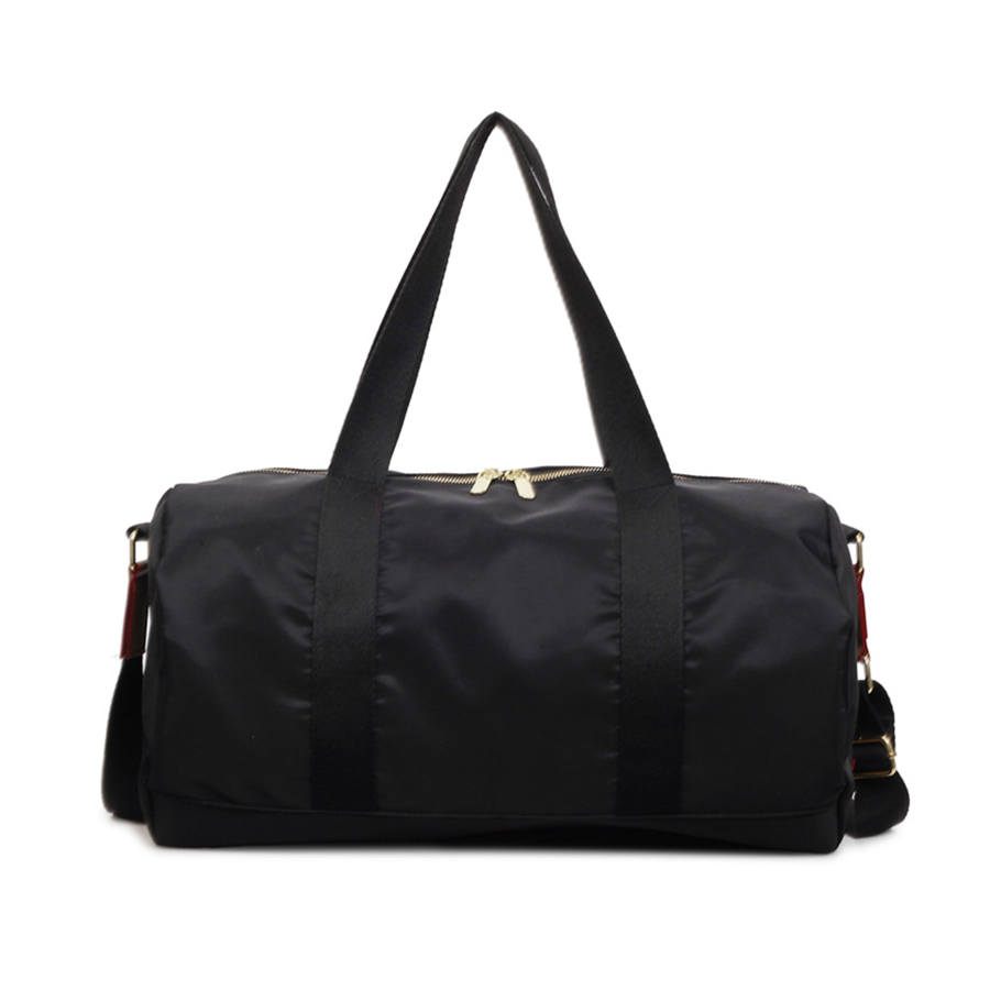 YALU Nylon Travel Bag Unisex Black/Khaki