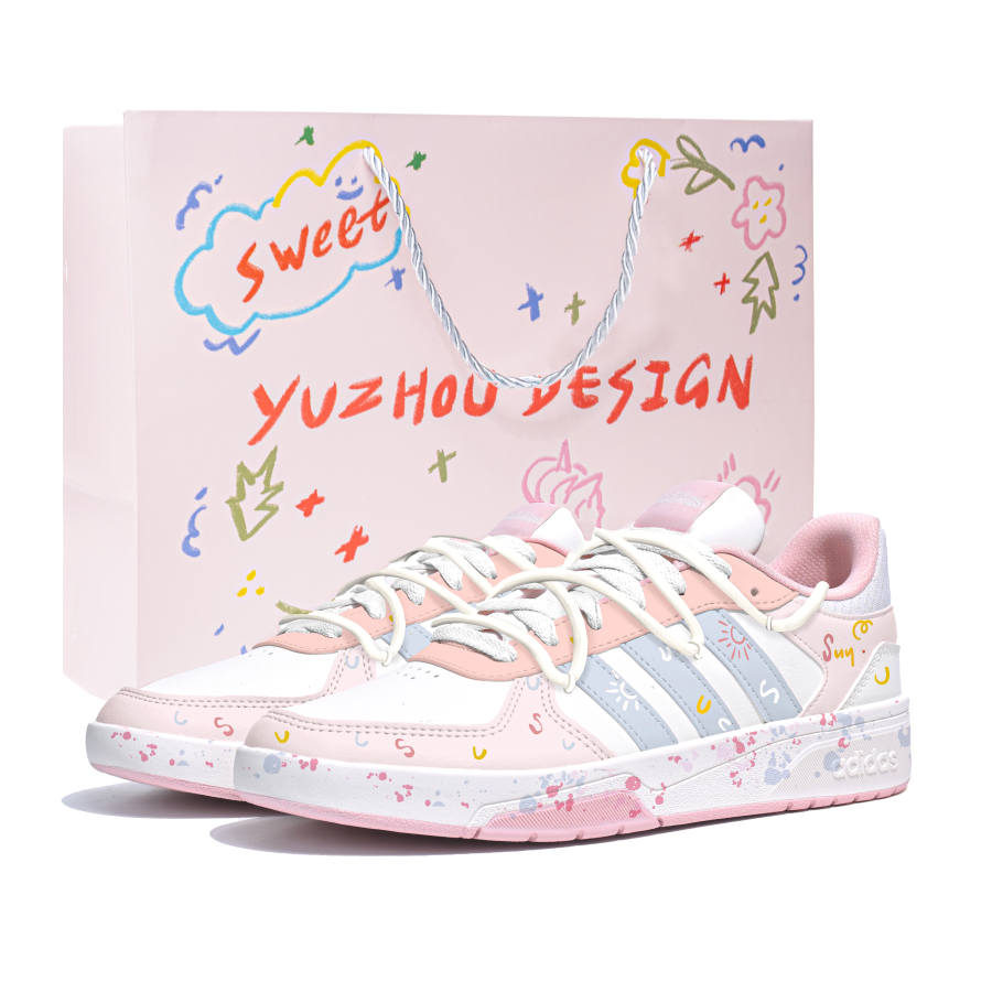 Adidas Adidas ENTRAP Spring Stationery Floral, Shopping Bag Low top Skateboard Shoes Women's
