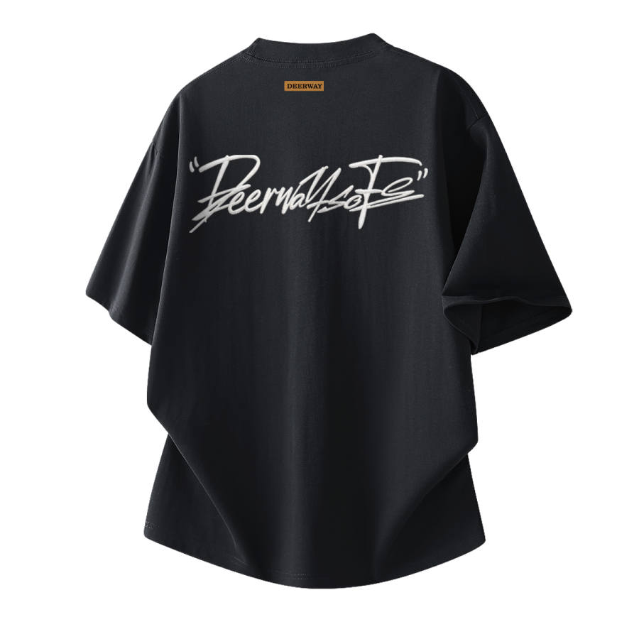 DEERWAY T Shirts Unisex Crew Neck Moderate Straight Fit