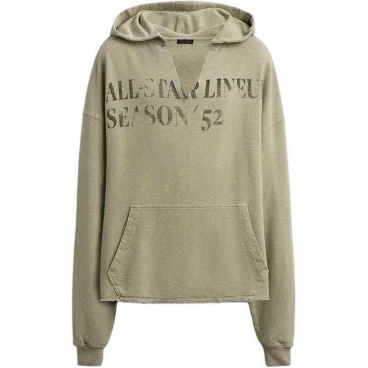 ZARA Sweatshirts Unisex Green Hooded Non Detachable Moderate