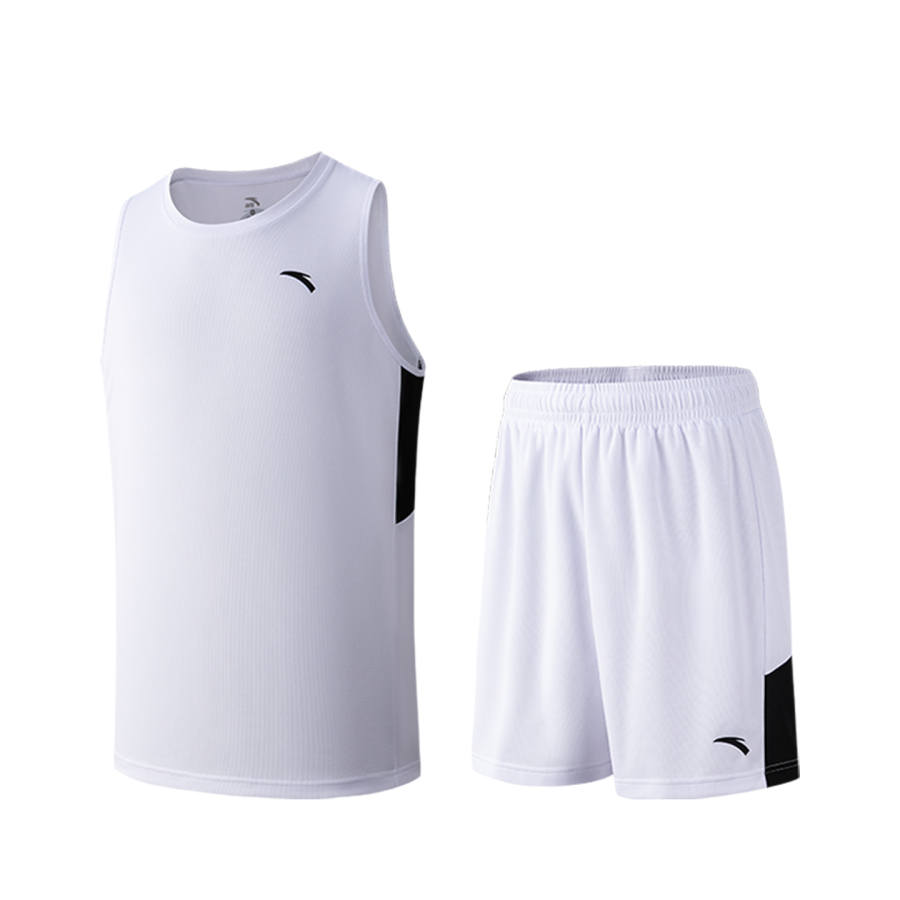 Anta Basketball Suit Men's Pure White