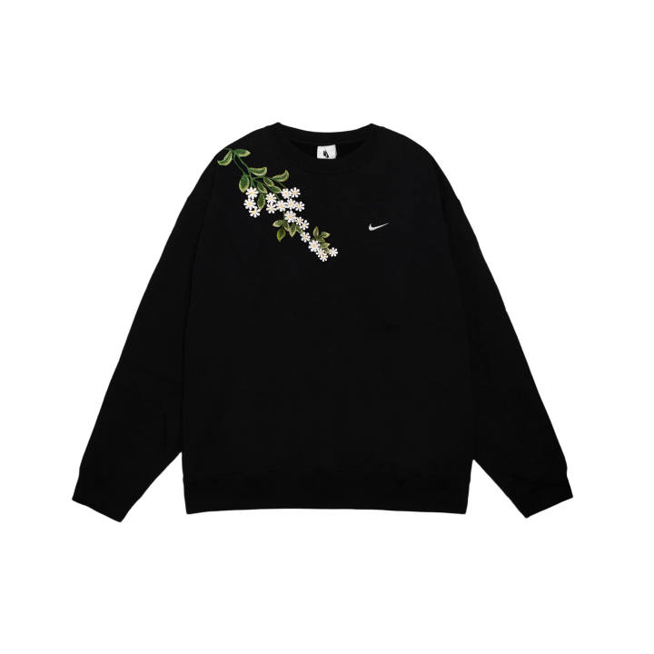 Nike Nike Solo Swoosh Difficult To Express YMK Fabric Patches Solid Color Pullover Fleece Lined Sweatshirt Men's