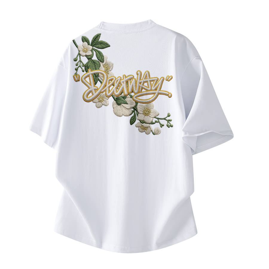 DEERWAY T Shirts Unisex Crew Neck Moderate Straight Fit