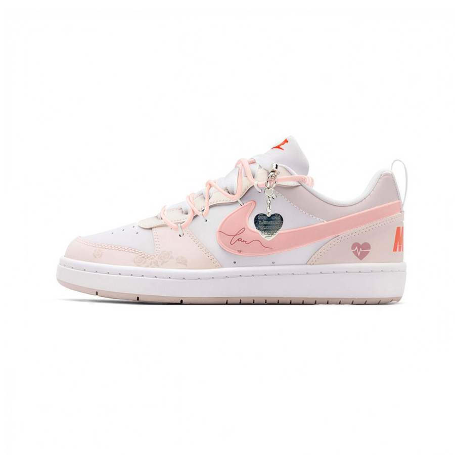 Nike Nike Court Borough Sweetheart Love, Couple's Leather Girlfriend Thermal Coverage Abrasion Resistant Low top