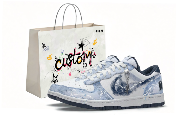 Nike Nike Big Moonbathed By The River, Thunder Cracks Into The Dreamy Realm Cushioning Abrasion Resistant Slip Resistant