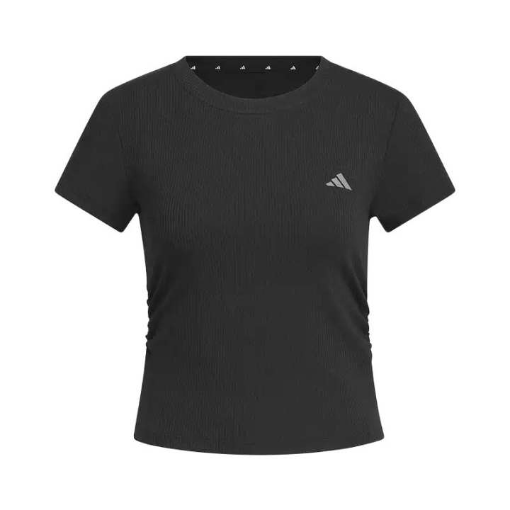 Adidas Adidas T Shirts Women's Black Crew Neck Moderate