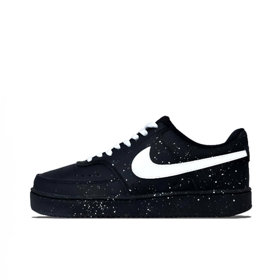 Nike Nike Court Vision Nightfall Lightweight Breathable Low top Skateboard Shoes Unisex