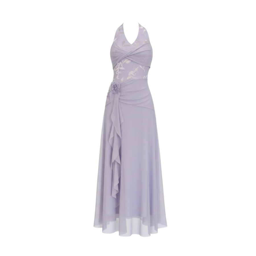 MTHE Sleeveless Dresses Women's V Neck Moderate Long