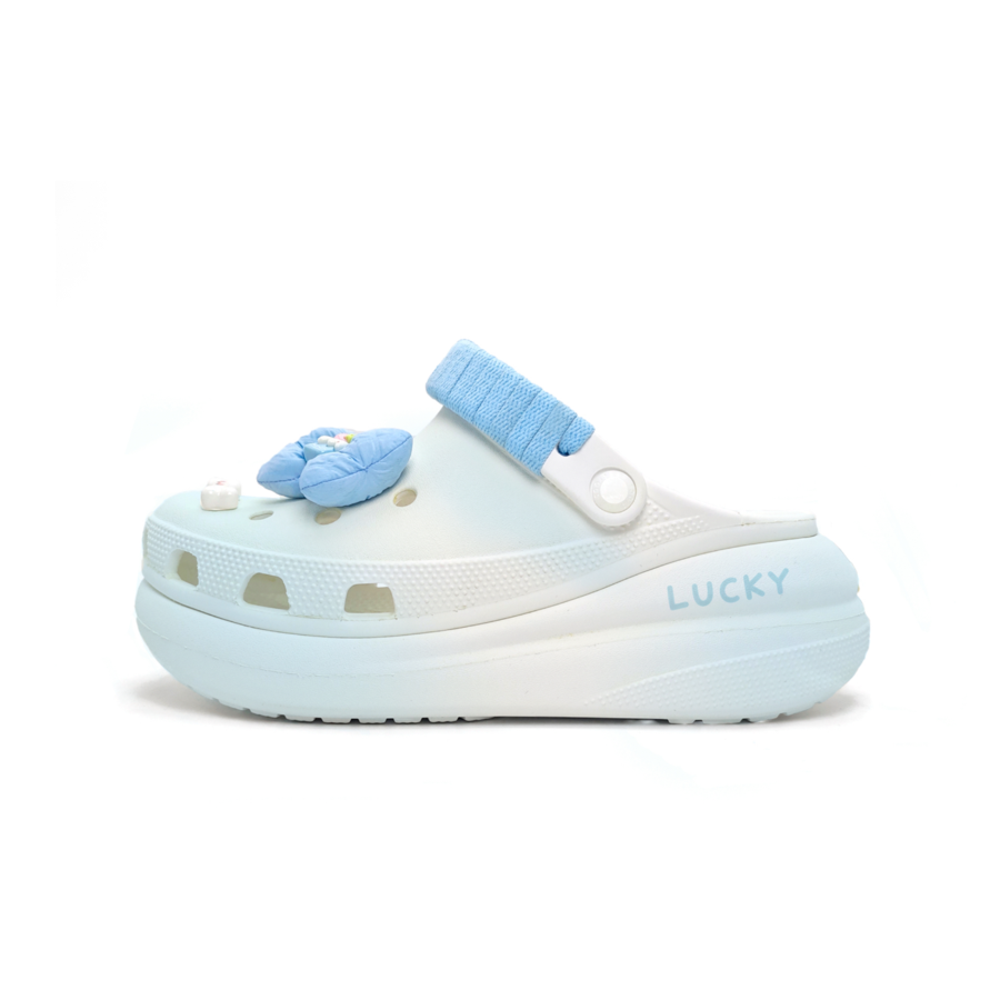 Crocs Crocs Crush Clog Blueberry Pie EVA Clogs Women's Light Blue
