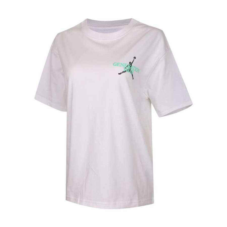 Jordan Jordan Heir T Shirts Women's White Crew Neck Moderate