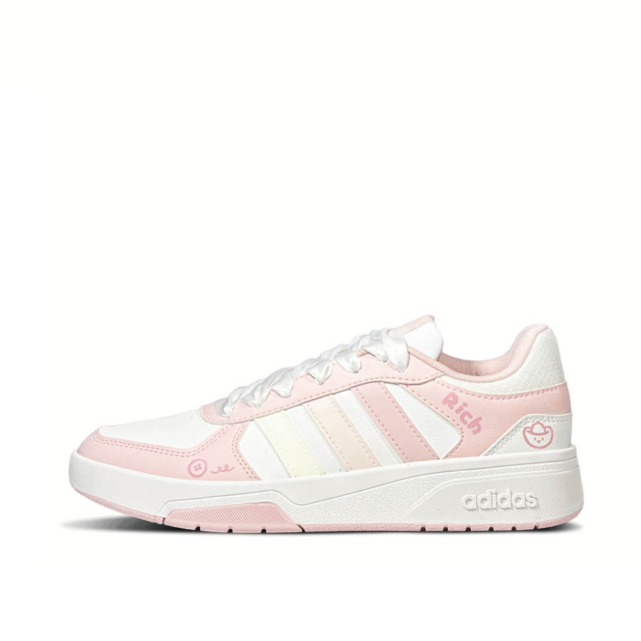 Adidas Adidas COURTBEAT Sycee Blessing Low top Skateboard Shoes Unisex Pink White