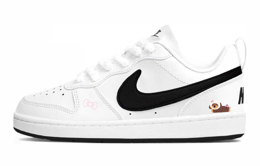 Nike Nike Court Borough 2 Low top Skateboard Shoes Black Unisex