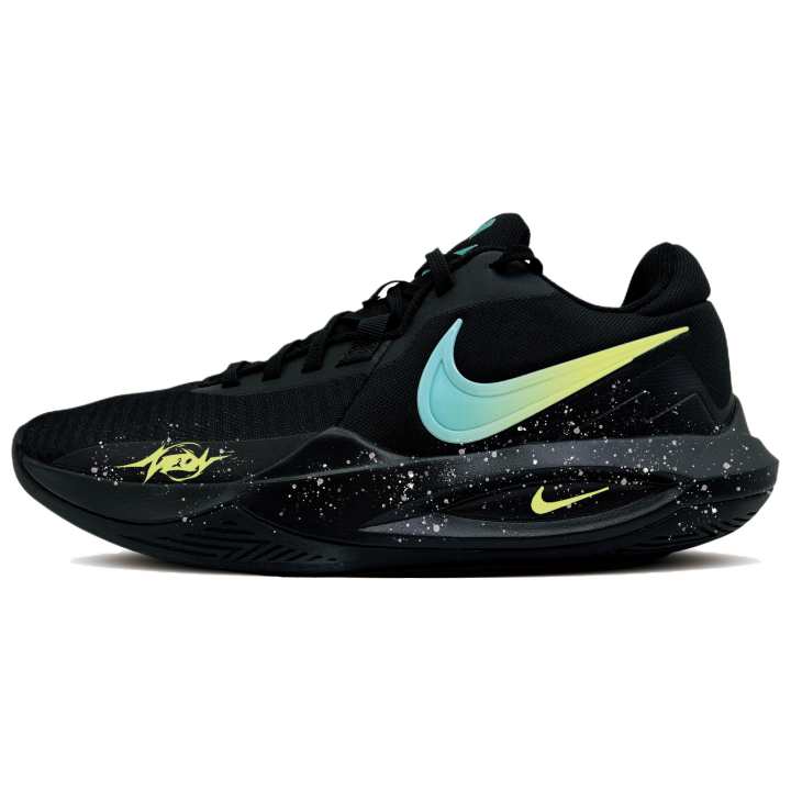 Nike Nike Precision 6 Folded Willow Song Fabric Cushioning Abrasion Resistant Height Increasing Low top Rubber