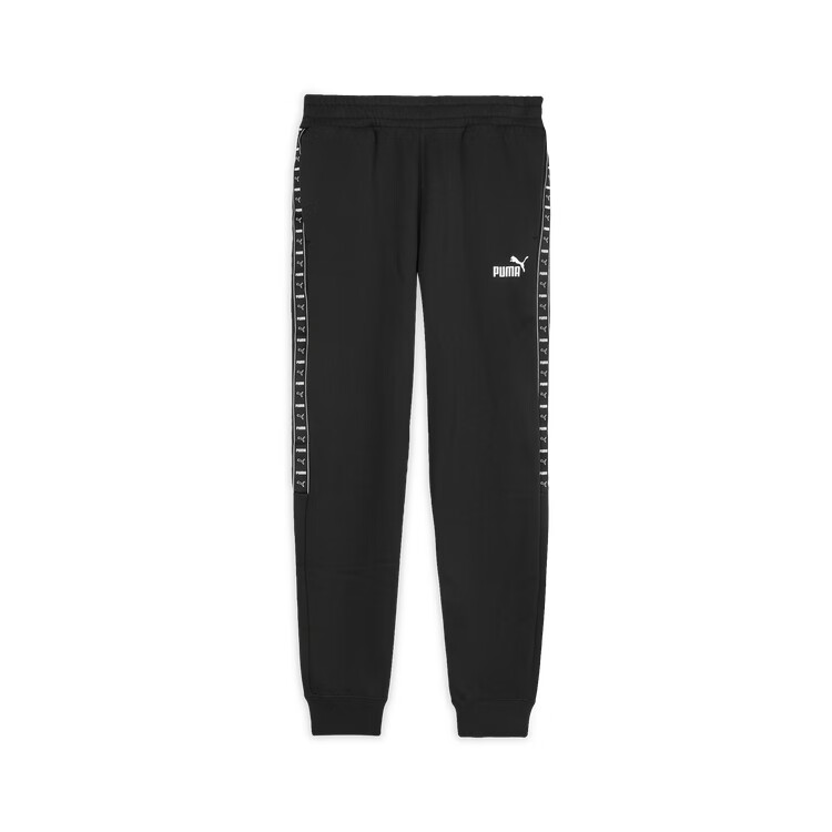 PUMA ESS TAPE SWEATPANTS FL CL Mid Rise Thickened And Fleece Lined Thermal Elastic Knitted Sweatpants Unisex