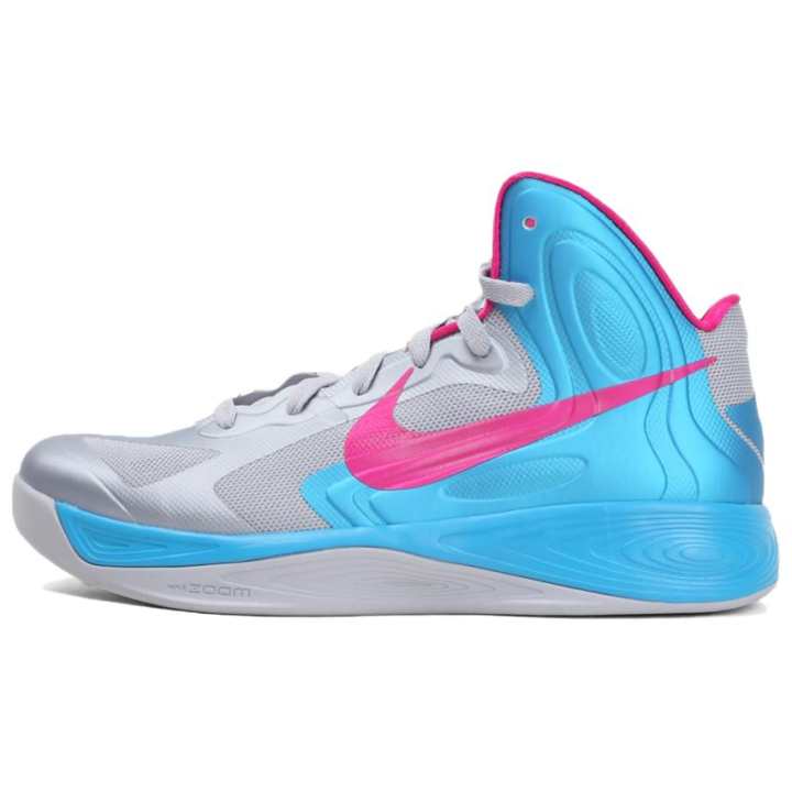 Nike Nike ZOOM HYPERFUSE Basketball Shoes Men's Gray Blue