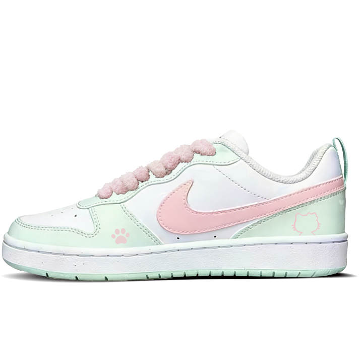 Nike Nike Court Borough Slip Resistant Low top Kids' Skateboarding Shoes White Unisex