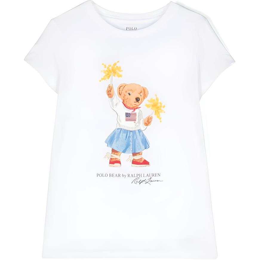 Polo Ralph Lauren T Shirt SS24 White Kids'
