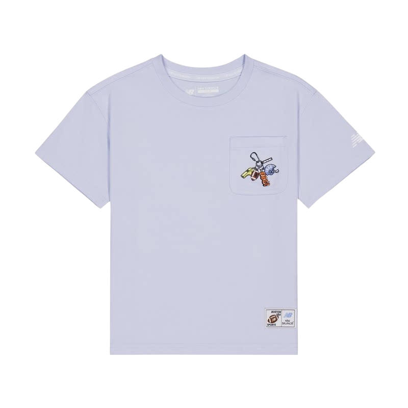 New Balance New Balance Kids T Shirts Crew Neck Moderate