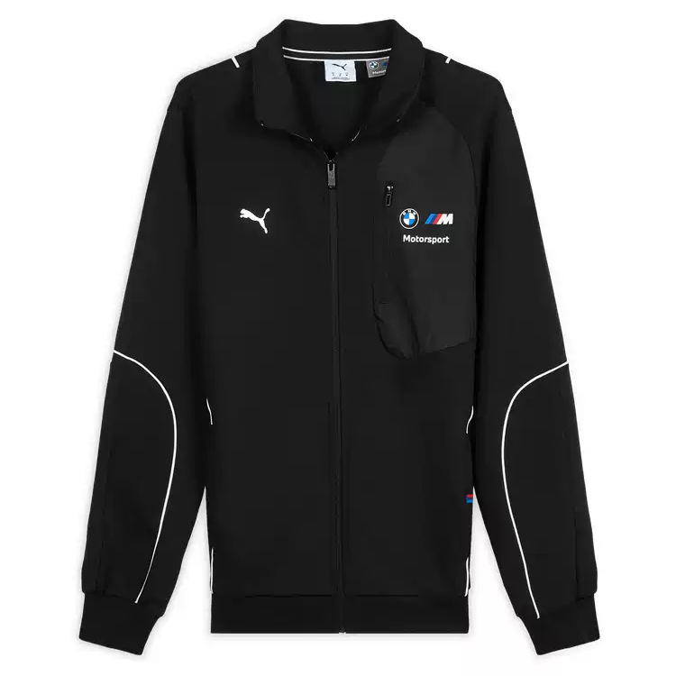 PUMA PUMA X BMW Jackets Men's Black 01 Lapel Moderate