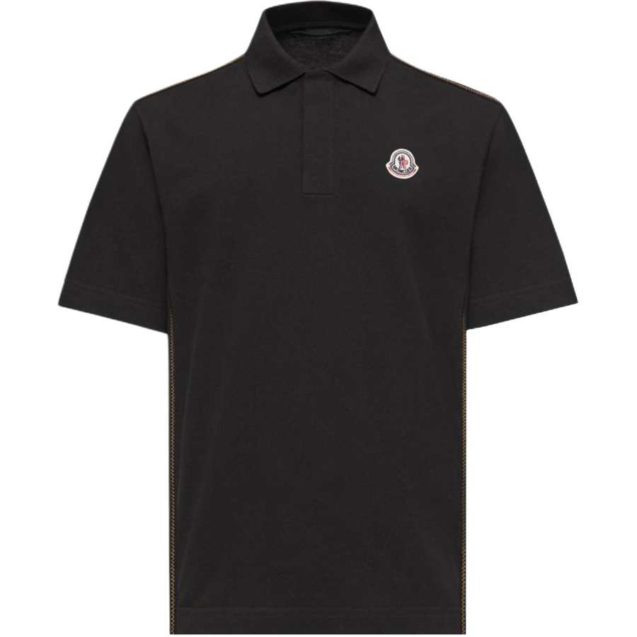 Moncler Moncler logo-patch polo shirt