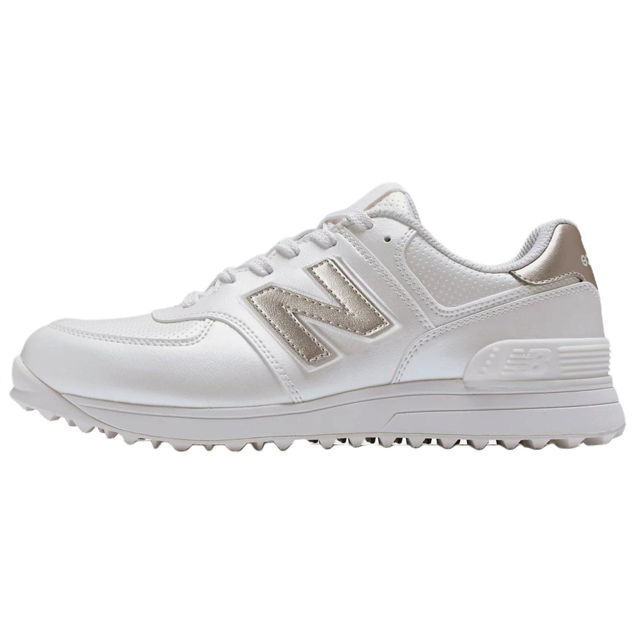 New Balance New Balance NB 574 V4 Abrasion Resistant Lightweight Golf Shoes Women's White